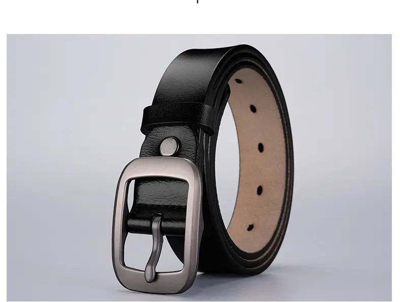 Women's Red Genuine Leather Belt Casual Fashion — feature 33