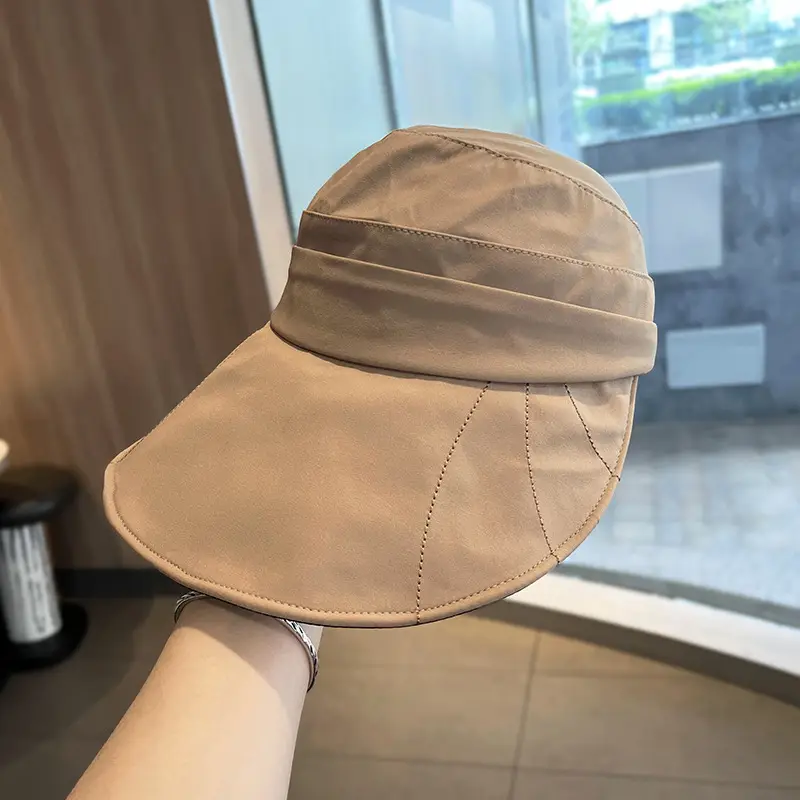 Women Duck Tongue Sun Hat Grey 2024 - Image 3