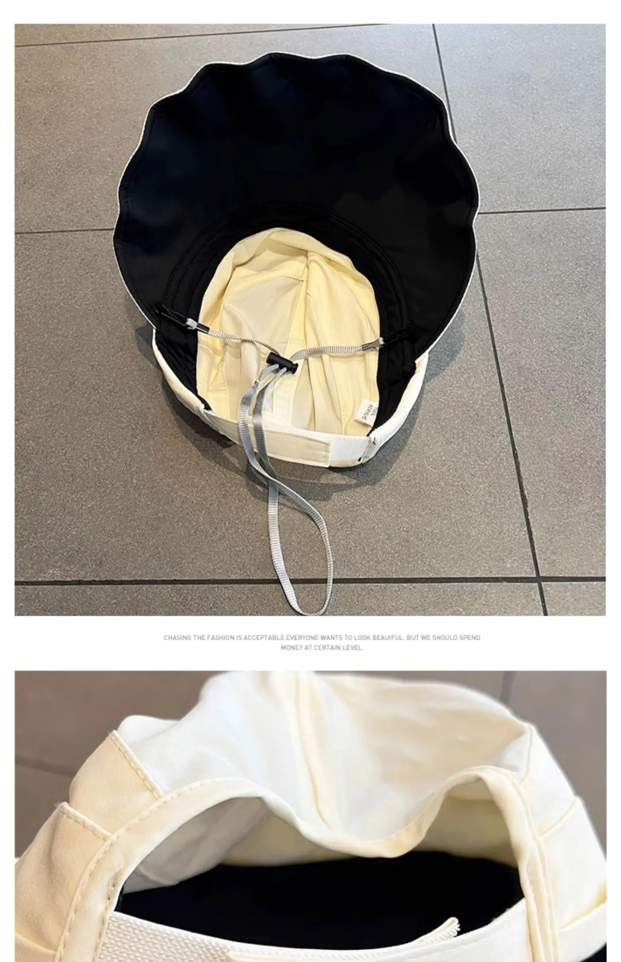 Women Duck Tongue Sun Hat Grey 2024 — feature 3