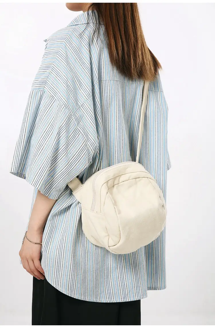 Washed Canvas Shoulder Bag Women Vintage Style 2024 — feature 11