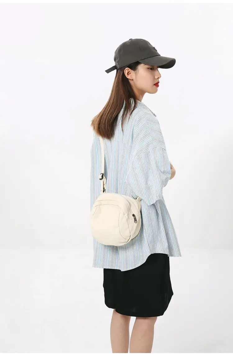 Washed Canvas Shoulder Bag Women Vintage Style 2024 — feature 12