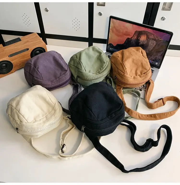 Washed Canvas Shoulder Bag Women Vintage Style 2024 — feature 22