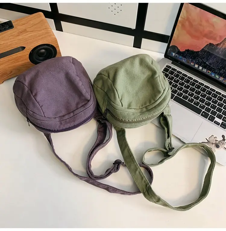 Washed Canvas Shoulder Bag Women Vintage Style 2024 — feature 23