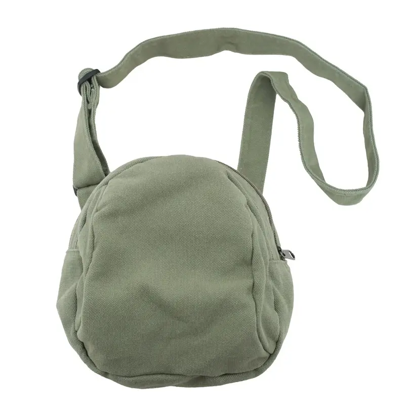 Washed Canvas Shoulder Bag Women Vintage Style 2024 - Image 3