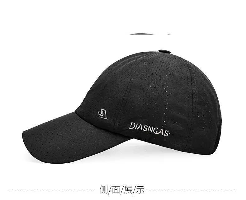 Men's Black Días NCAS Sun Hat Quick Dry Perforated — feature 10
