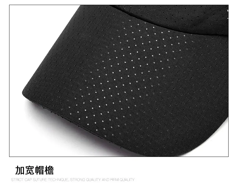 Men's Black Días NCAS Sun Hat Quick Dry Perforated — feature 17