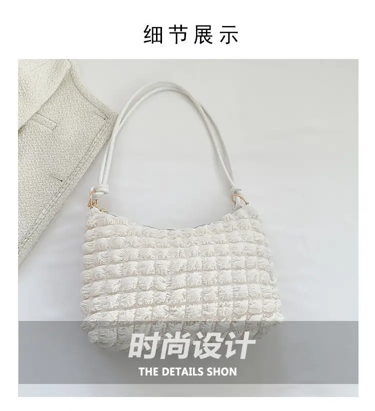 Pink Pleated Crossbody Bag for Women 2026 — feature 2