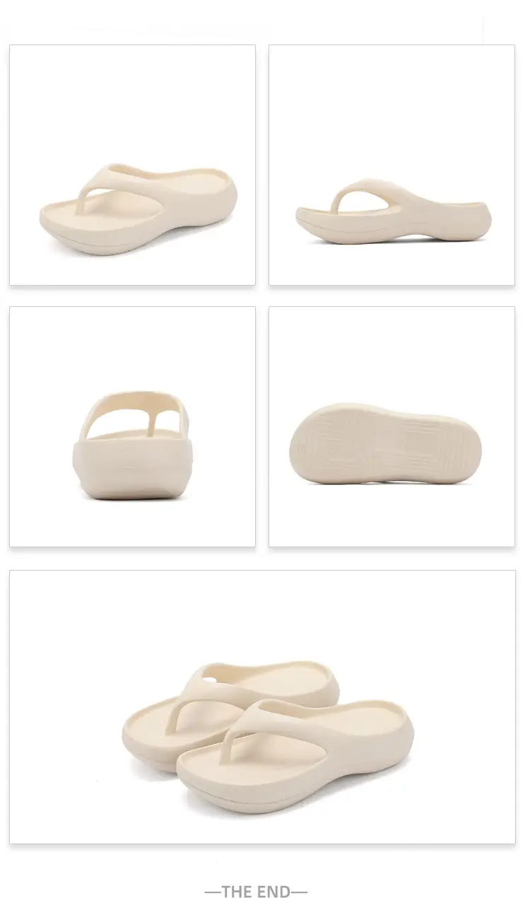 Women's Summer Eva Thick-Soled Flip-Flops for Small People, European and American Ins Trendy Soft-Soled Flats-Soled Electroplated Sandals — feature 46