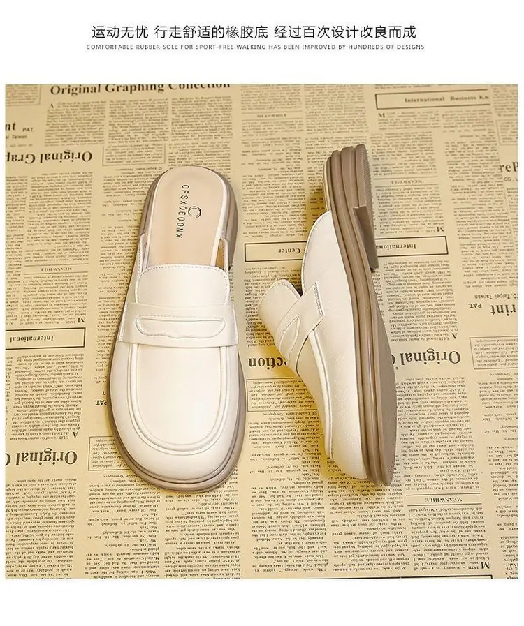 Women's Black French Retro Slippers Summer 2024 — feature 6