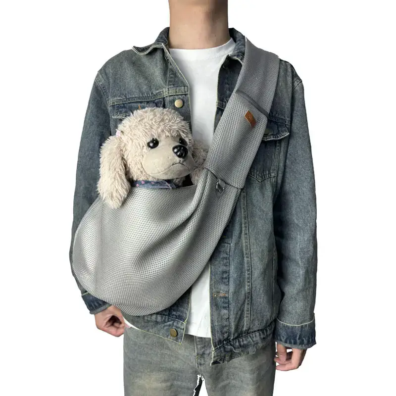 Gray mesh bag 2410#