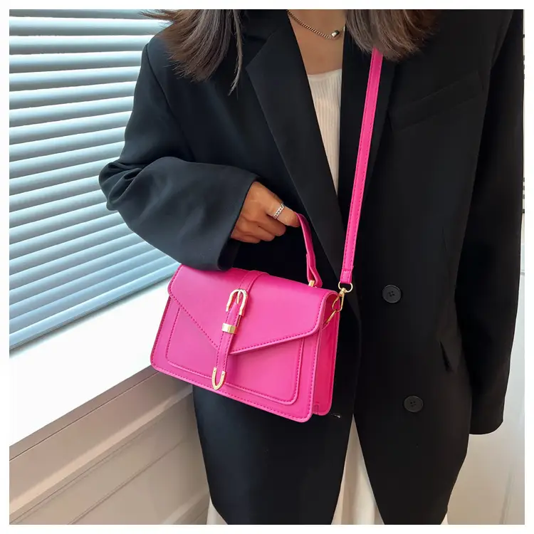 Pink Korean Style Single Shoulder Bag for Women — feature 22