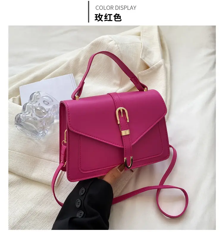 Pink Korean Style Single Shoulder Bag for Women — feature 26