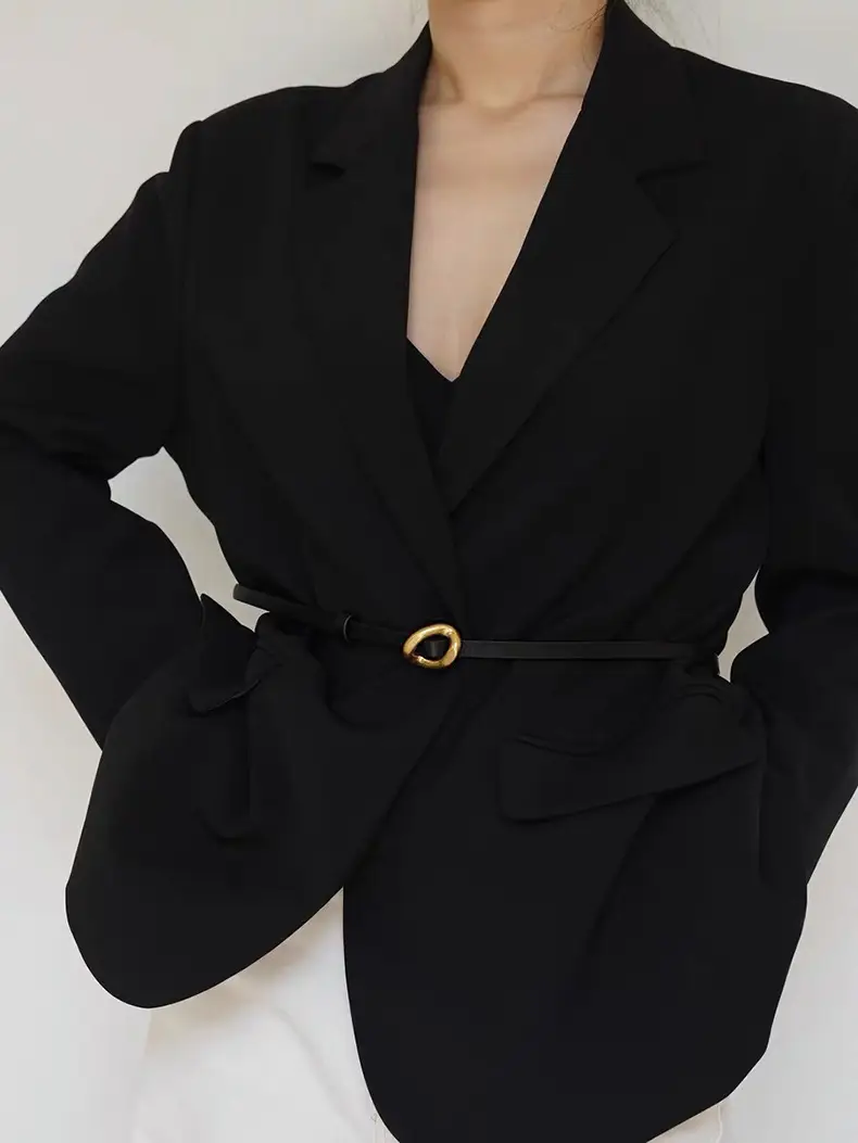 Women's Genuine Leather Belt with Dress Waist Chain Decoration — feature 4