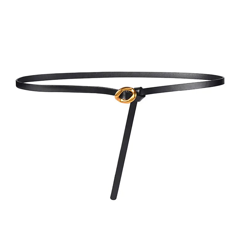 Women's Genuine Leather Belt with Dress Waist Chain Decoration — feature 8