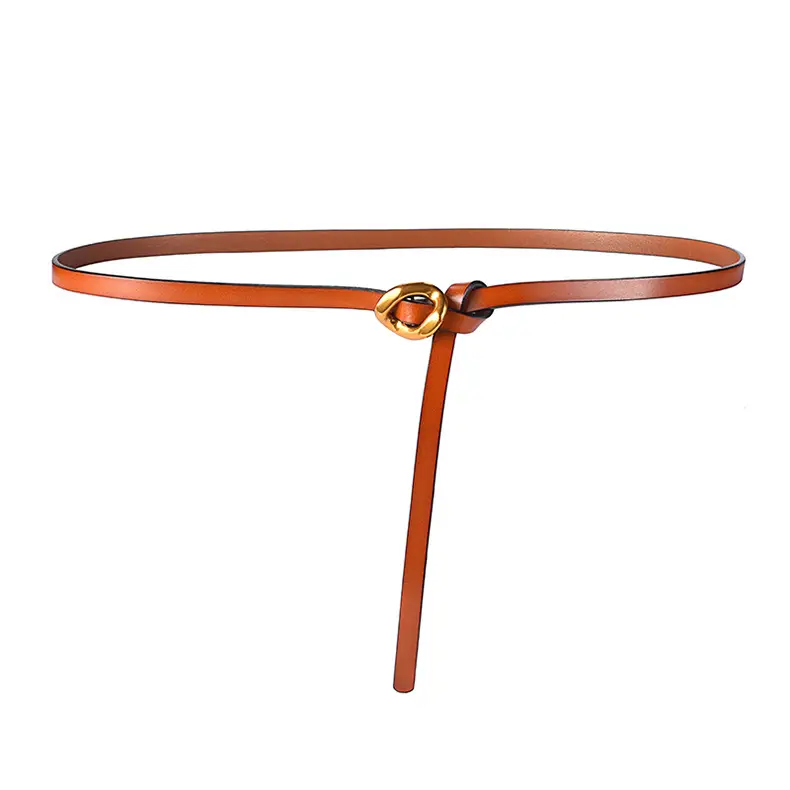 Women's Genuine Leather Belt with Dress Waist Chain Decoration — feature 9