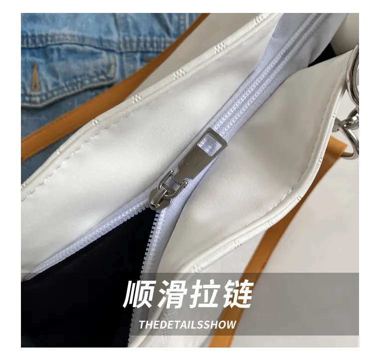 White Leather Tote Bag for Women 2026 Summer — feature 4