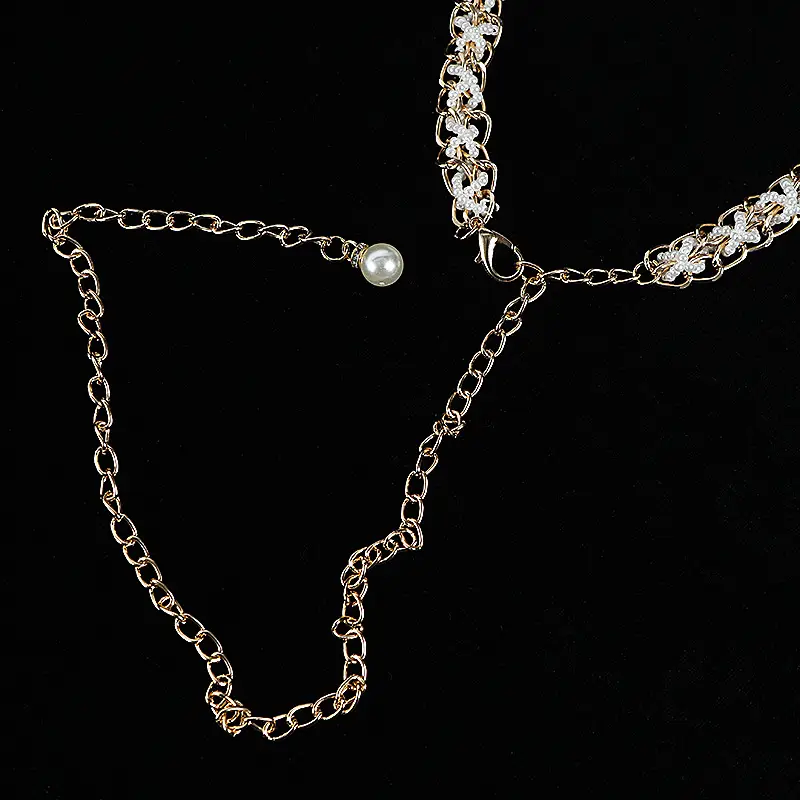 Pearl Waist Chain Women's Gold High-end Decorative Belt - Image 4