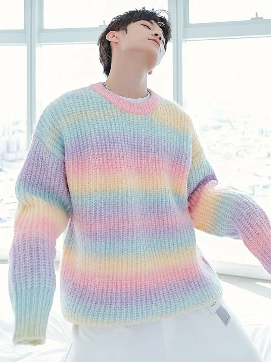 mohair gradient wool yarn handmade diy seven star blanket scarf sweater coat textile yarn wool — feature 6