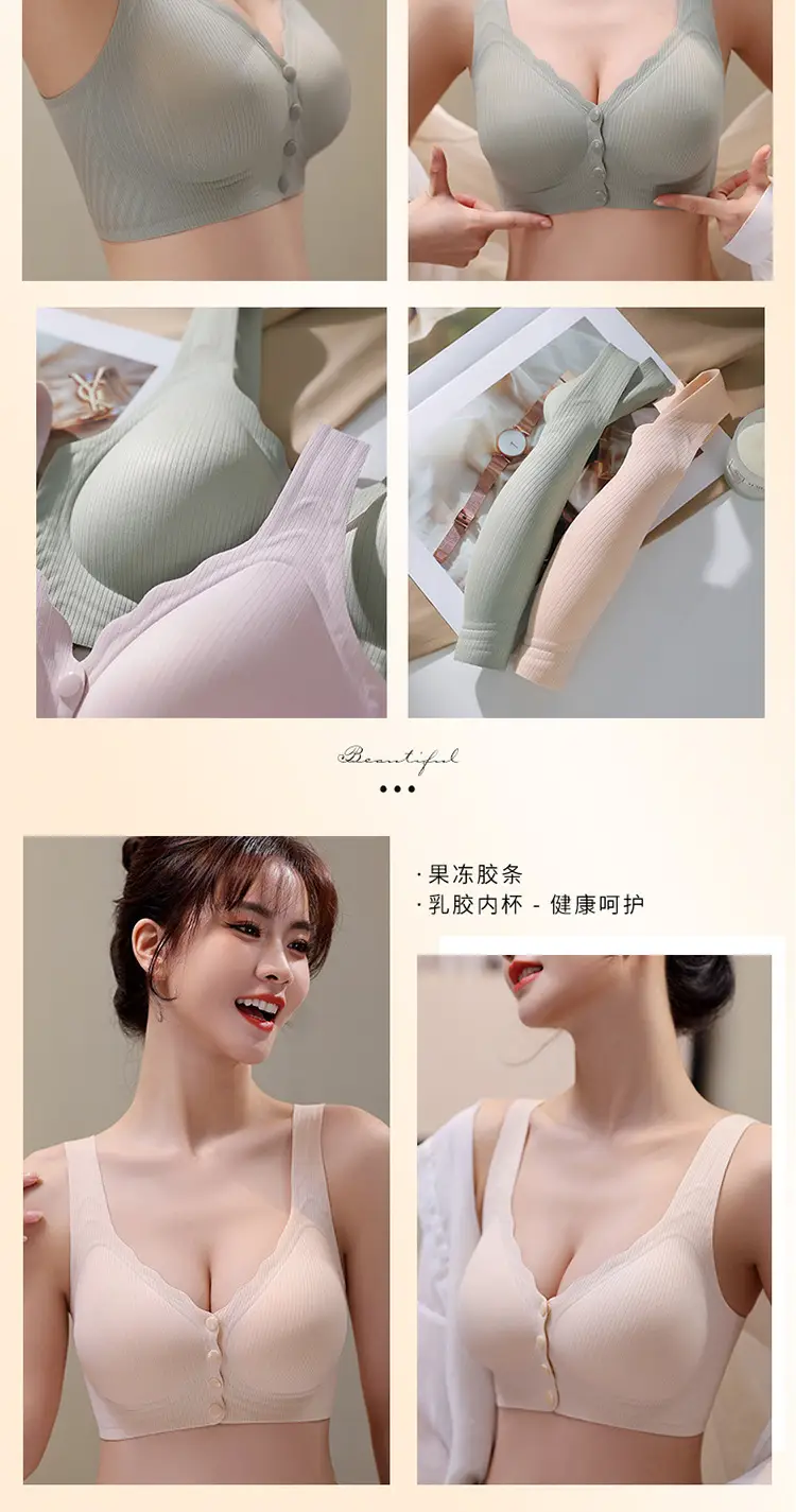 Front Buckle Non Magnetic Push Up Bra for Women — feature 27