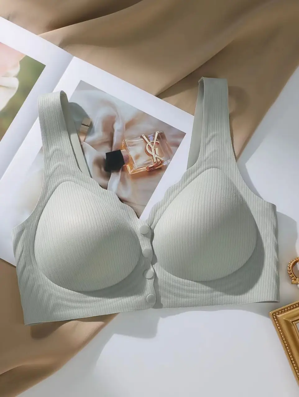 Front Buckle Non Magnetic Push Up Bra for Women — feature 5