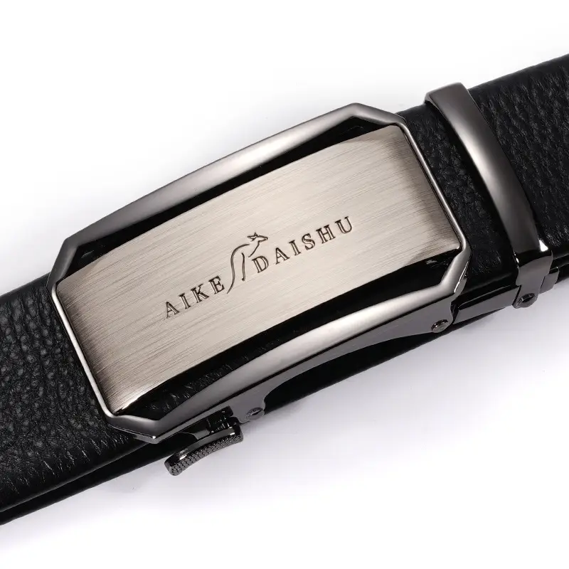 Men's Rainbow Logo Genuine Leather Belt - Image 2