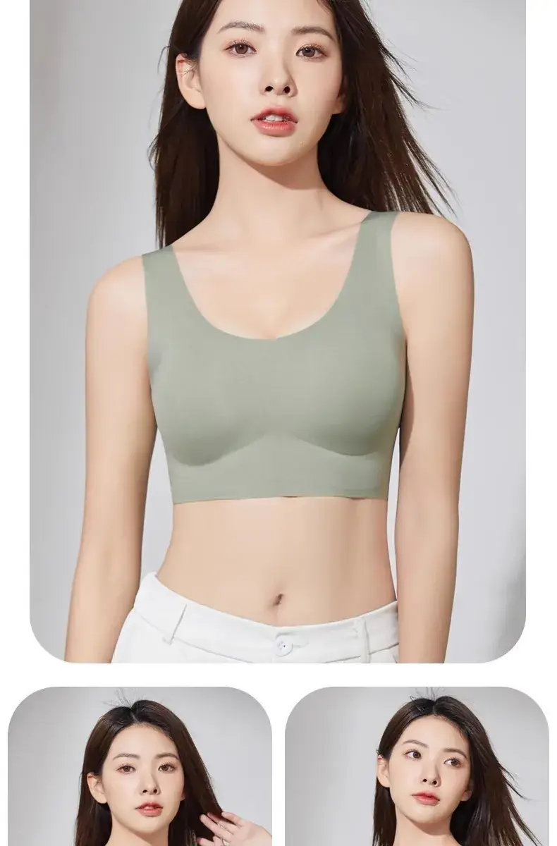 Fixed Cup Bra Non-Rimless Traceless Comfortable Sports Wear — feature 21