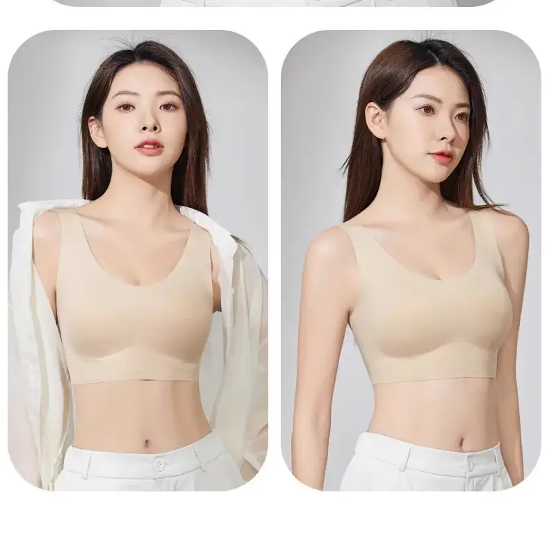 Fixed Cup Bra Non-Rimless Traceless Comfortable Sports Wear — feature 25