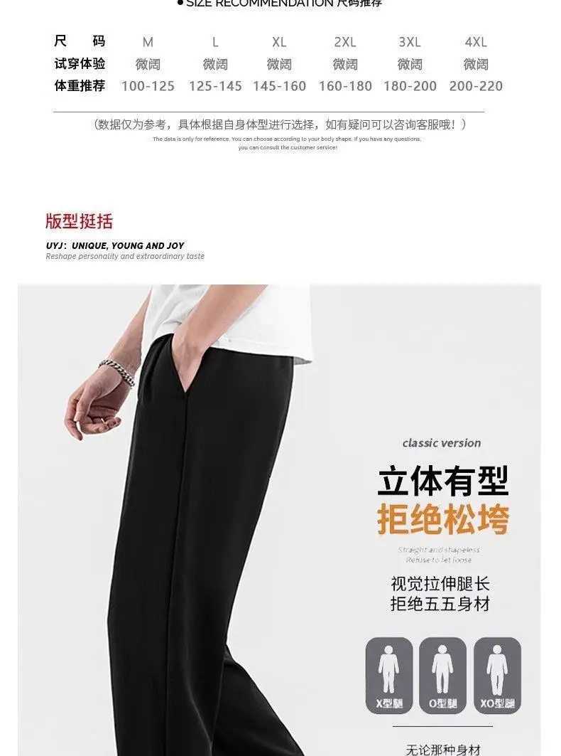 Men Black Wrinkle Resistant Straight Leg Pants — feature 3