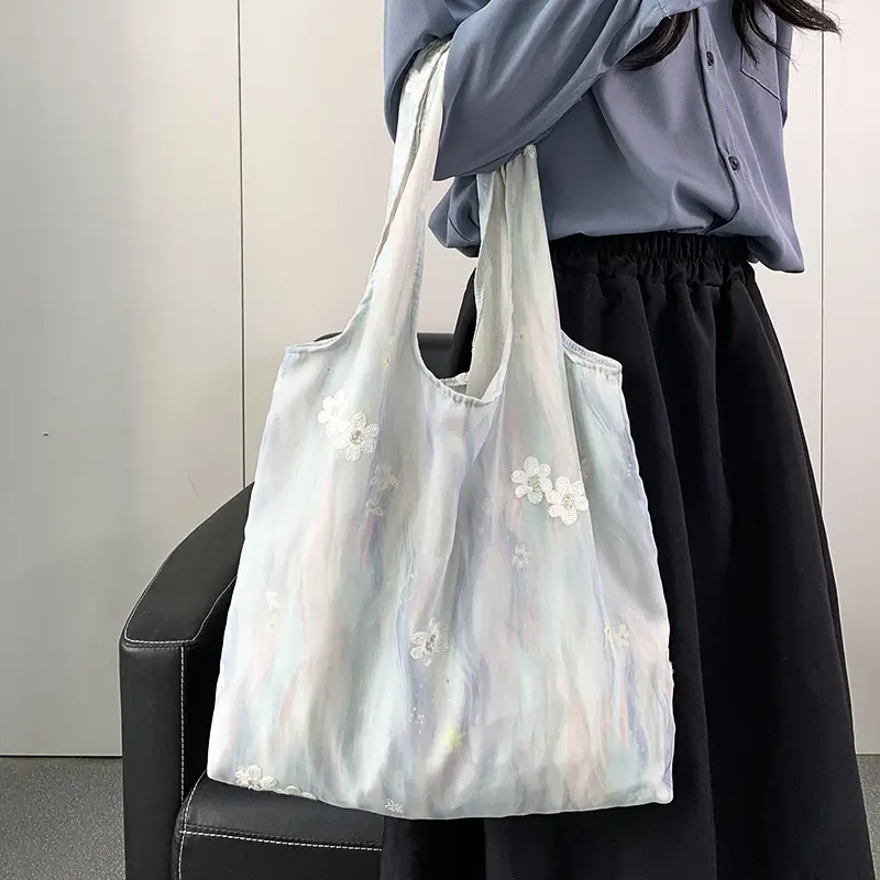 2026 Embroidered Canvas Tote Bag Single Shoulder Large Capacity — feature 26