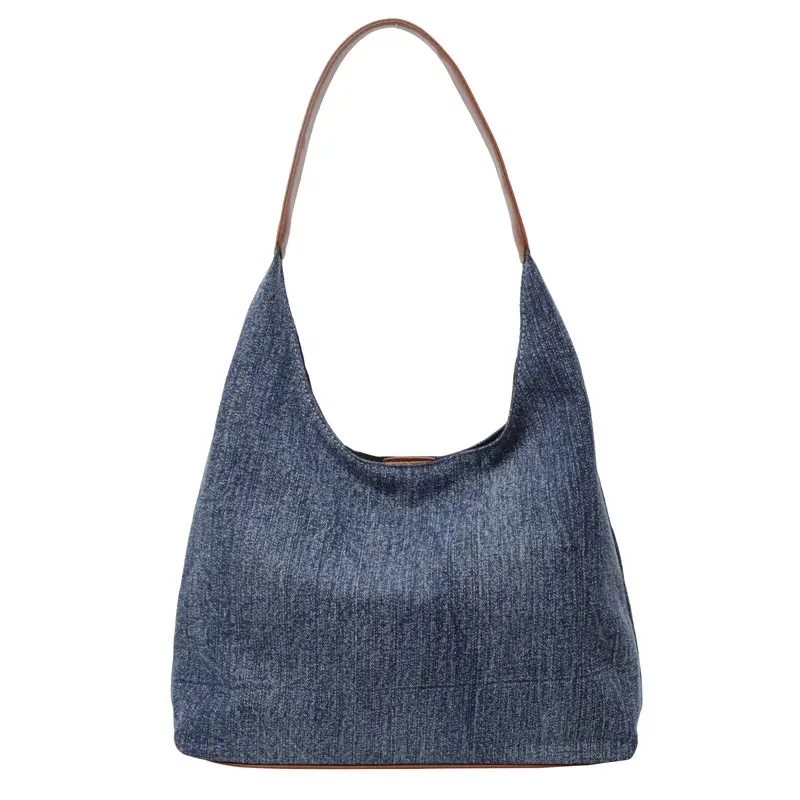 Women Denim Shoulder Tote Bag Large Capacity 2024 - Image 7