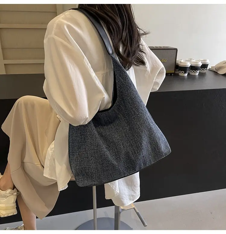 Women Denim Shoulder Tote Bag Large Capacity 2024 — feature 31