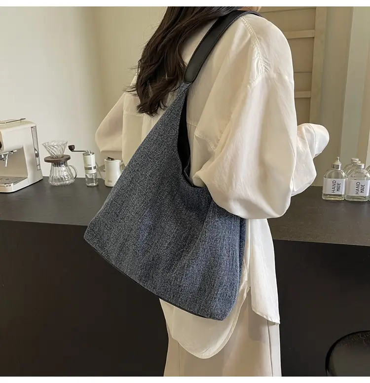 Women Denim Shoulder Tote Bag Large Capacity 2024 — feature 33