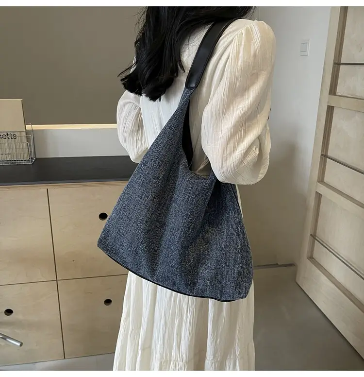 Women Denim Shoulder Tote Bag Large Capacity 2024 — feature 35
