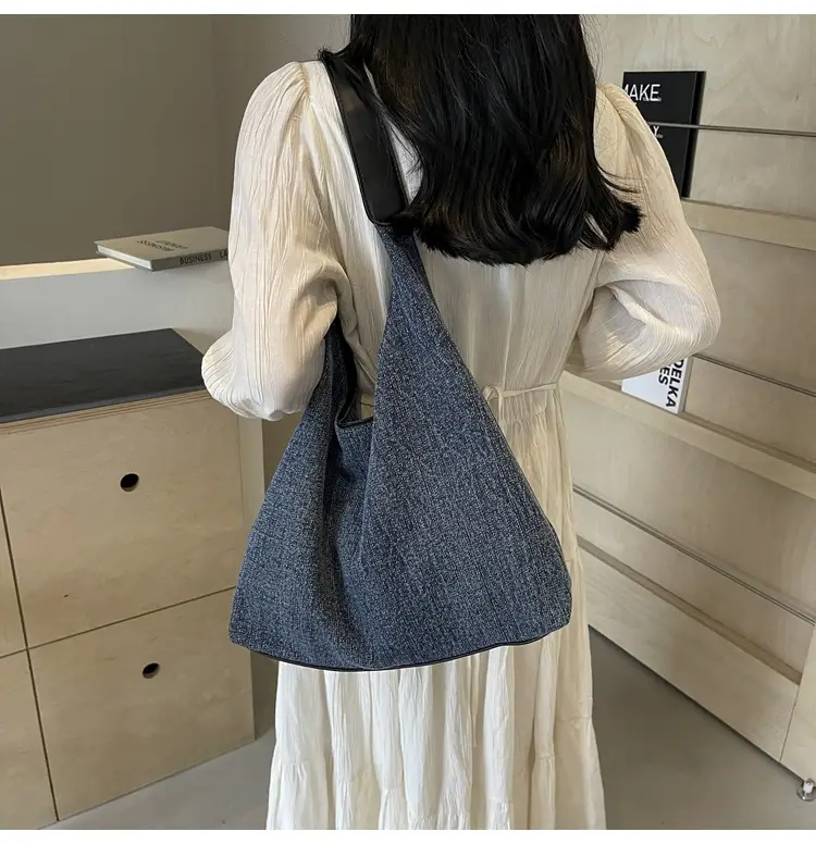Women Denim Shoulder Tote Bag Large Capacity 2024 — feature 37