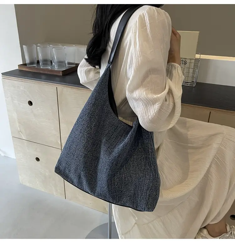 Women Denim Shoulder Tote Bag Large Capacity 2024 — feature 39