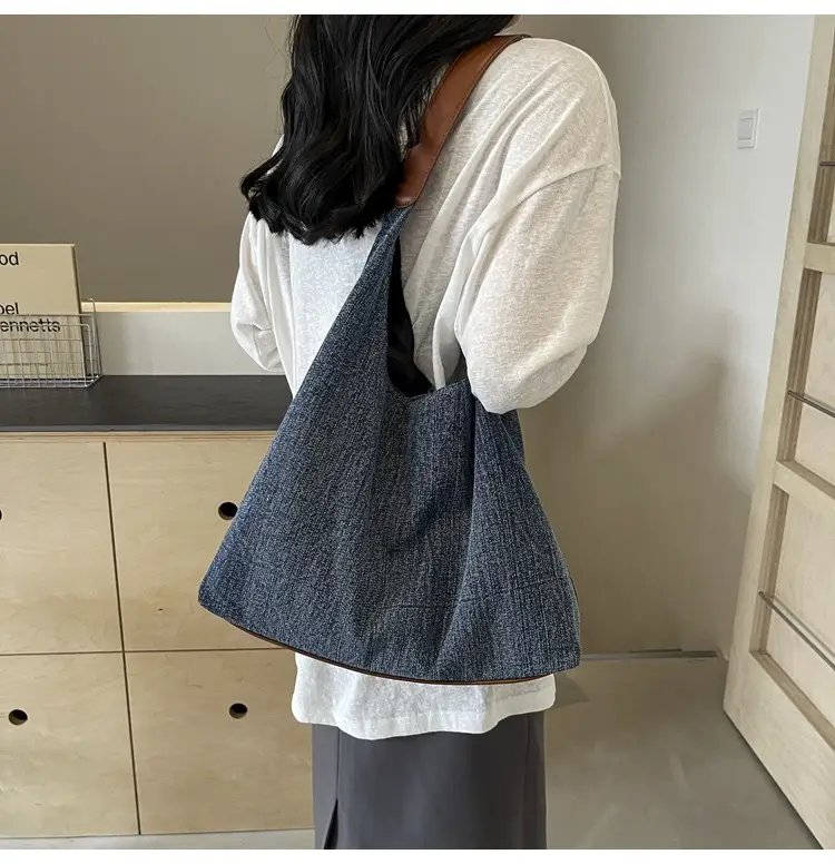 Women Denim Shoulder Tote Bag Large Capacity 2024 — feature 44
