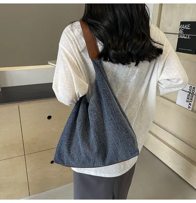 Women Denim Shoulder Tote Bag Large Capacity 2024 — feature 46