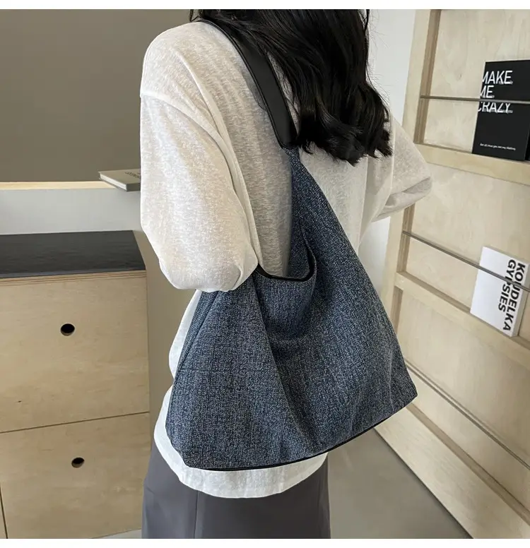 Women Denim Shoulder Tote Bag Large Capacity 2024 — feature 49