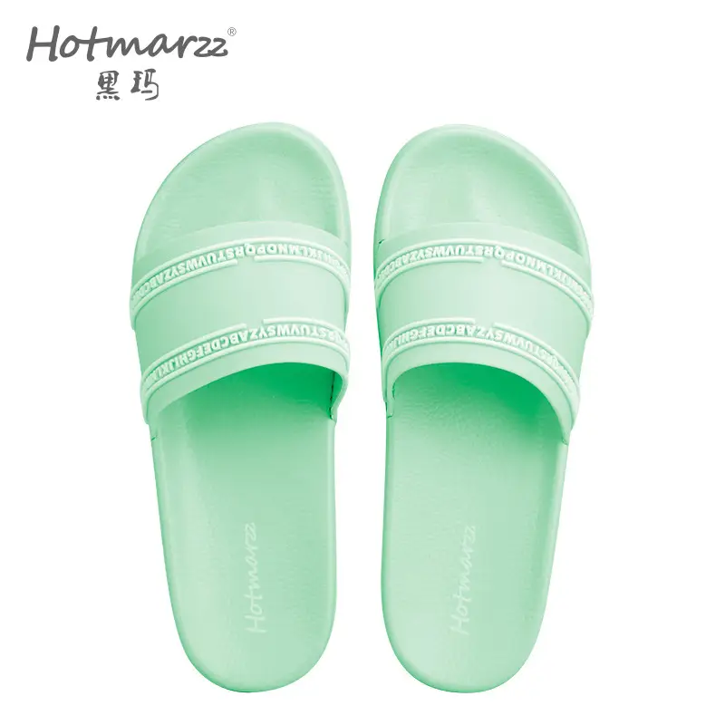 Hotmarzz Heima Couple's One-Word Slip-on New Non-Slip Home Slip-on Bathroom Slippers - Image 5