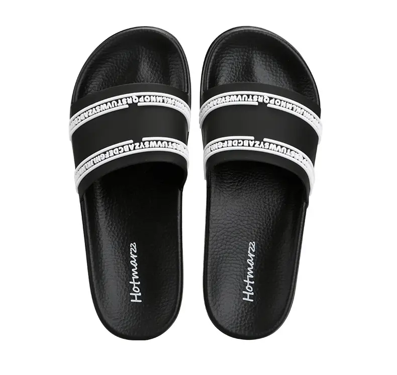 Hotmarzz Heima Couple's One-Word Slip-on New Non-Slip Home Slip-on Bathroom Slippers — feature 12