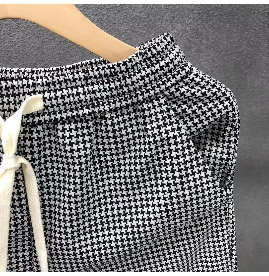 Men's Black Waffle Shorts Casual Western Style — feature 16