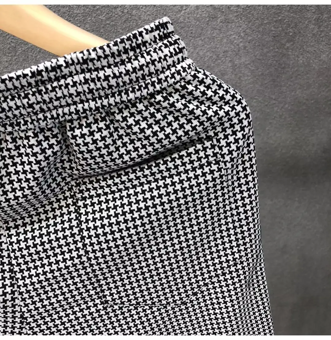 Men's Black Waffle Shorts Casual Western Style — feature 18
