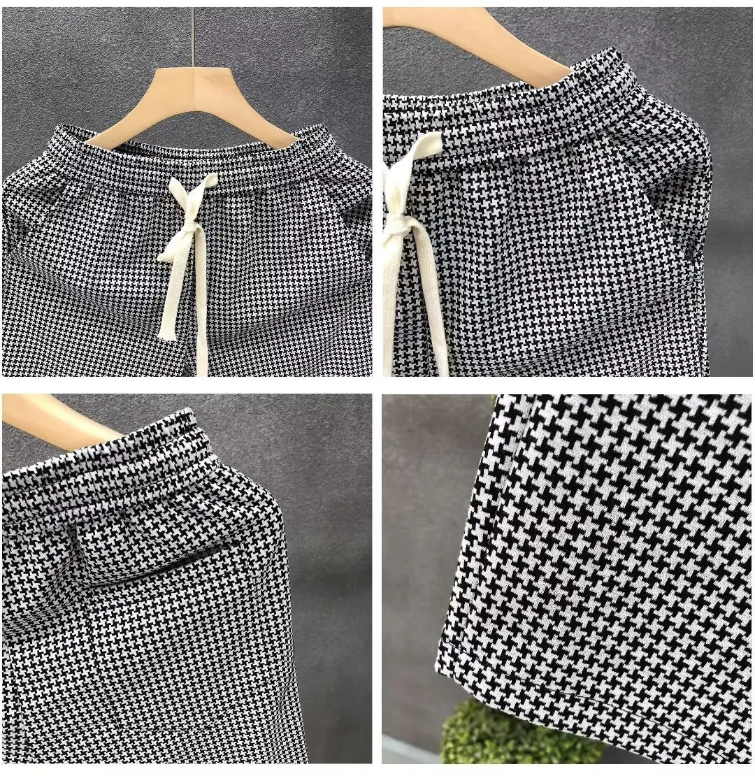 Men's Black Waffle Shorts Casual Western Style — feature 6