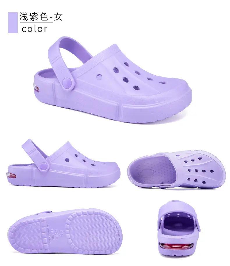 Women's Black Air Cushion Outdoor Slippers — feature 26