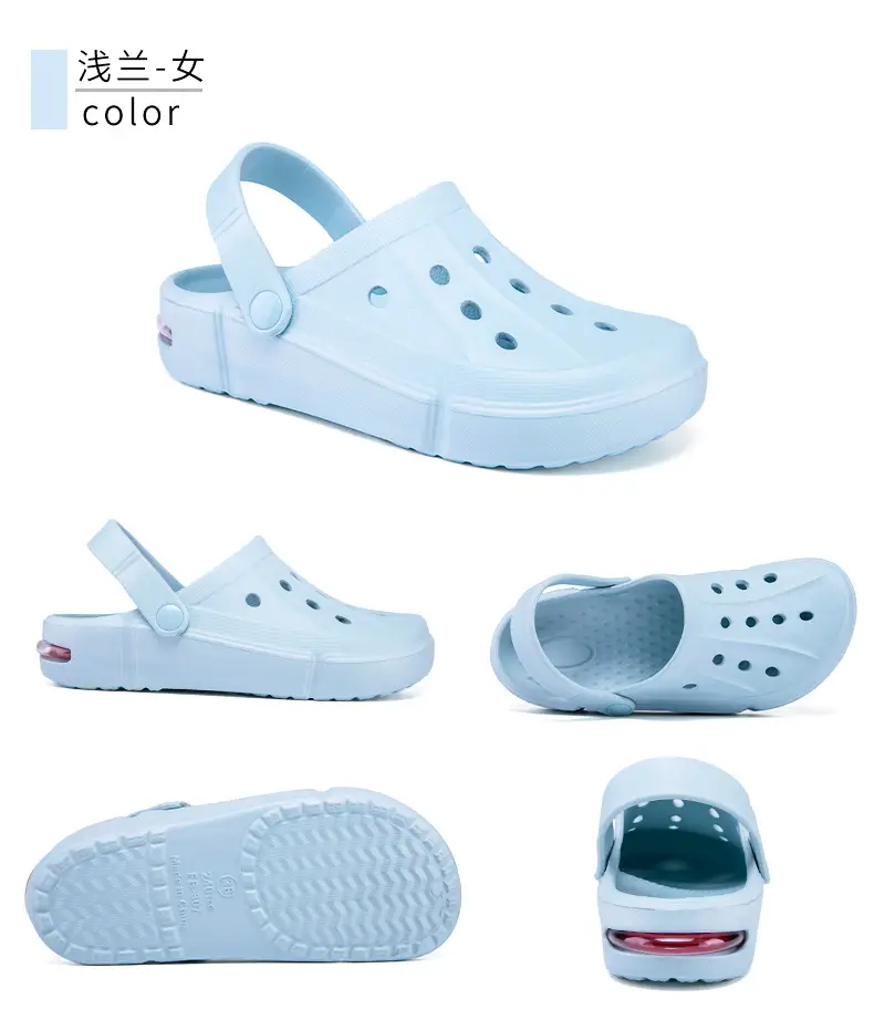 Women's Black Air Cushion Outdoor Slippers — feature 27