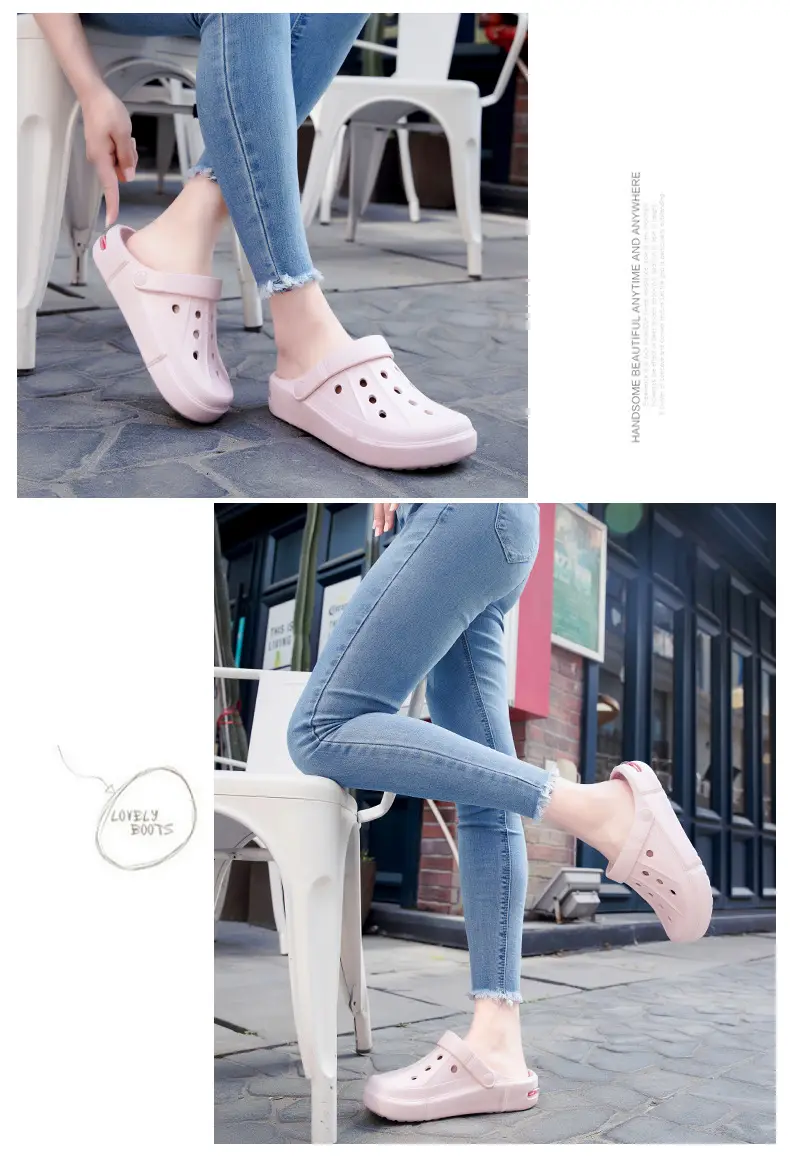 Women's Black Air Cushion Outdoor Slippers — feature 6