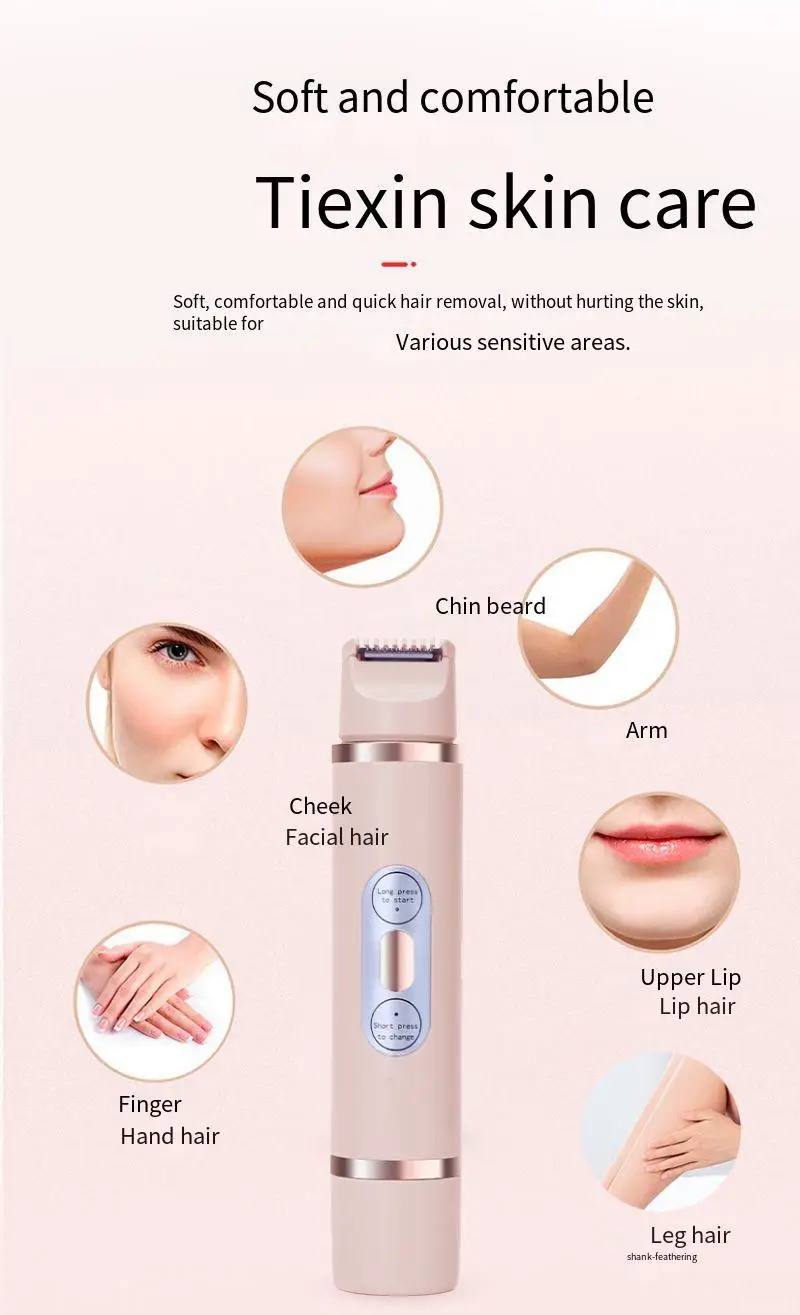 Double Head Electric Mini Shaver for Women — feature 10
