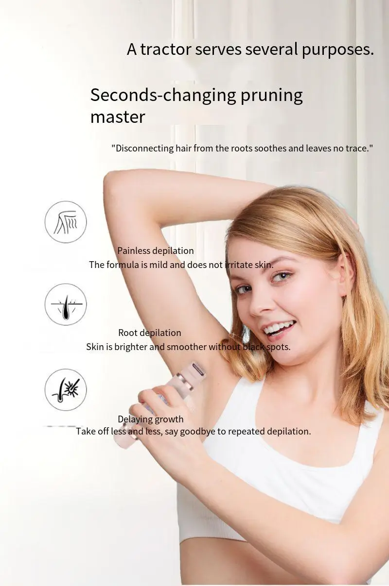Double Head Electric Mini Shaver for Women — feature 4