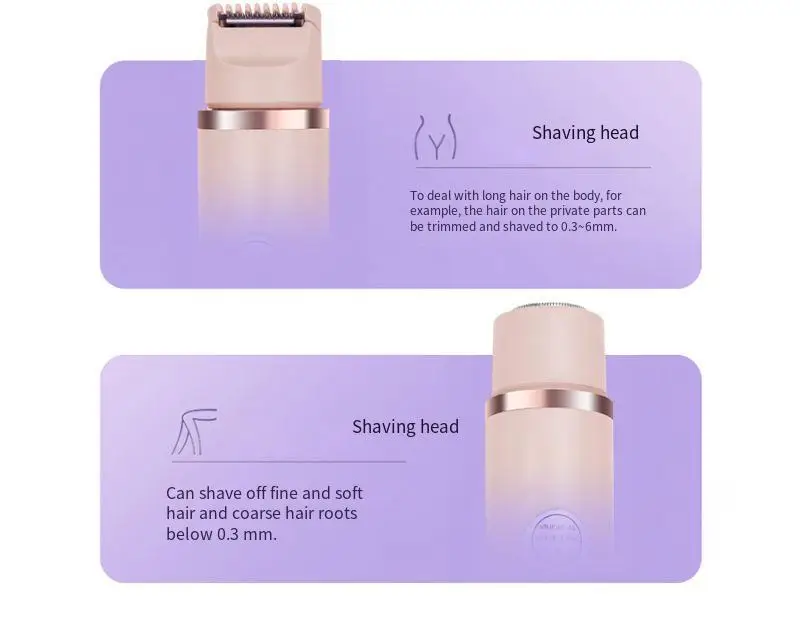 Double Head Electric Mini Shaver for Women — feature 8