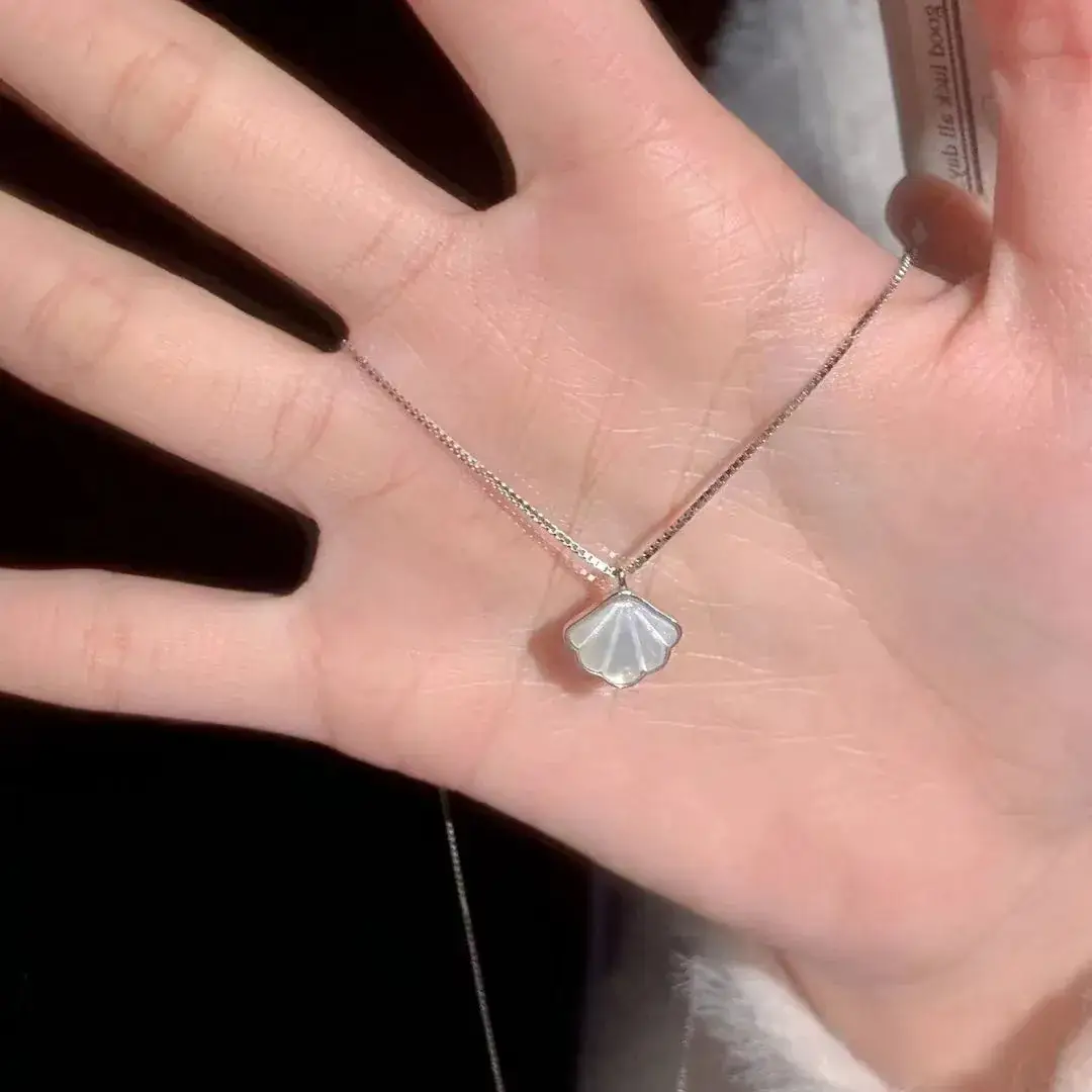 Women's Heart-Shaped Silver Necklace for Valentine's Day - Image 3